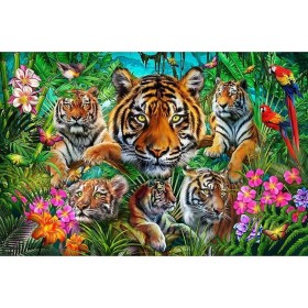 Puzzle Educa Tiger jungle 500 Pezzi di Educa, Puzzle classici - Rif: S2436189, Prezzo: 8,99 €, Sconto: %