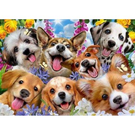 Puzzle Educa Doggy selfie 1000 Pieces by Educa, Jigsaws - Ref: S2436204, Price: 11,08 €, Discount: %