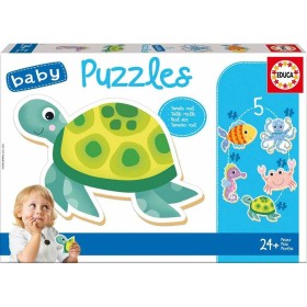 Set de 5 Puzzles Educa Enfant Animaux aquatiques de Educa, Puzzles emboitables et casse-tête - Réf : S2436211, Prix : 9,89 €,...