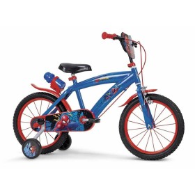 Kinderfahrrad Spider-Man Huffy Blau Rot 16" von Spider-Man, Fahrräder - Ref: S2436285, Preis: 138,76 €, Rabatt: %