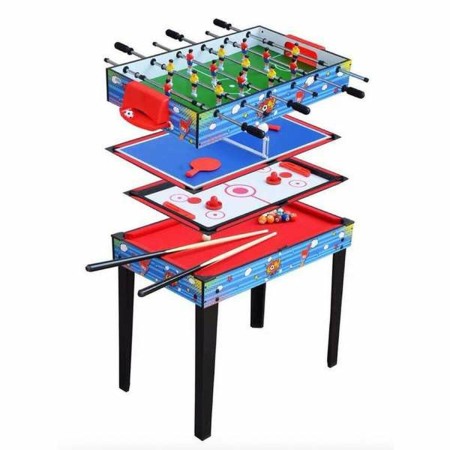 Multi-game Table 94 x 50,5 x 73,5 cm 4-in-1 by BigBuy Fun, Table Football - Ref: S2436295, Price: 157,86 €, Discount: %