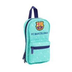 Backpack Pencil Case F.C. Barcelona 19/20 Turquoise (33 Pieces)