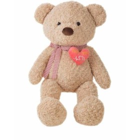 Ours en peluche Old Coeur 115 cm de BigBuy Kids, Animaux et personnages - Réf : S2436599, Prix : 43,79 €, Remise : %