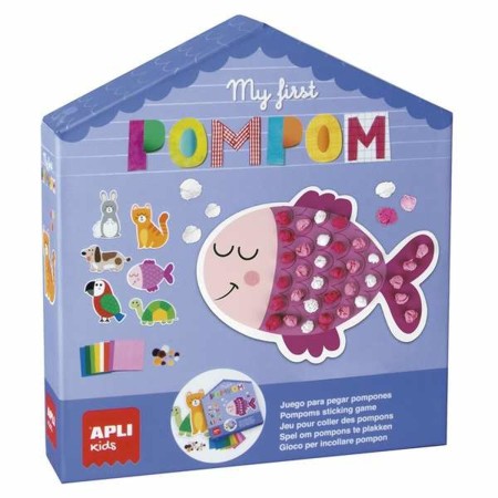 Satz mit Papierhandarbeiten Apli My First Pompom von Apli, Basteln mit Papier - Ref: S2436771, Preis: 9,98 €, Rabatt: %