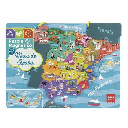 Puzzle Apli Spain Magnetic 50 Pieces by Apli, Jigsaws - Ref: S2436774, Price: 16,77 €, Discount: %