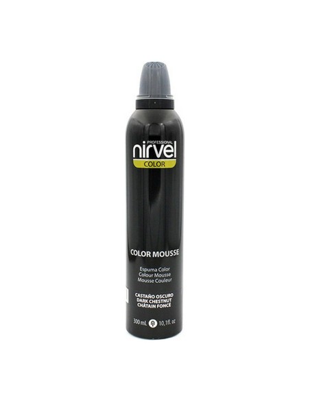 Espuma para Dar Volumen Color Mousse Nirvel Color Mousse Castaño Oscuro (300 ml) | Tienda24 Tienda24.eu