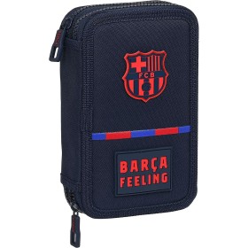 Plumier Doble F.C. Barcelona FC Barcelona Azul marino 12,5 x 19,5 x 4 cm de F.C. Barcelona, Estuches - Ref: S2437442, Precio:...