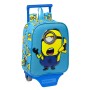 Mochila Escolar con Ruedas Minions Minionstatic Azul 22 x 28 x 10 cm de Minions, Mochilas infantiles - Ref: S2437795, Precio:...