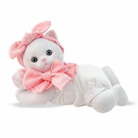 Fluffy toy Berjuan Anireal White Cat 35 cm by Berjuan, Animals and figures - Ref: S2439235, Price: 39,65 €, Discount: %