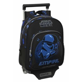 School Rucksack with Wheels Star Wars Digital escape Black 27 x 33 x 10 cm by Star Wars, Children's Backpacks - Ref: S2440279...