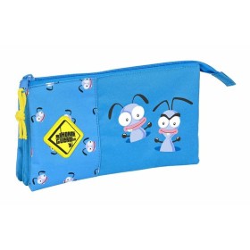 Trousse Fourre-Tout Triple El Hormiguero Bleu 22 x 12 x 3 cm de El Hormiguero, Trousses - Réf : S2440891, Prix : 12,92 €, Rem...