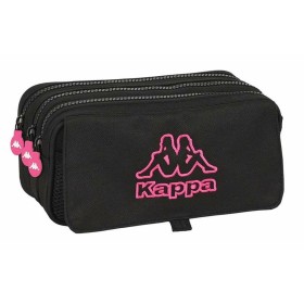 Dreifaches Mehrzweck-Etui Kappa Schwarz 21,5 x 10 x 8 cm von Kappa, Federmäppchen - Ref: S2440903, Preis: 15,89 €, Rabatt: %