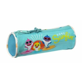 Portatodo Baby Shark Surfing Azul Blanco 20 x 7 x 7 cm Redondo de Baby Shark, Estuches - Ref: S2440998, Precio: 8,85 €, Descu...