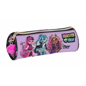 Portatodo Monster High Creep Negro 20 x 7 x 7 cm Redondo de Monster High, Estuches - Ref: S2441075, Precio: 8,85 €, Descuento: %