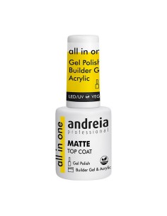 Smalto per unghie Andreia All In One Matte Top Coat (10,5 ml) da Andreia, Smalti - Ref: S4257140, Precio: 20,21 €, Descuento: %