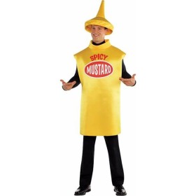 Costume for Adults Mustard jar One size by BigBuy Carnival, Adults - Ref: S2442172, Price: 28,30 €, Discount: %