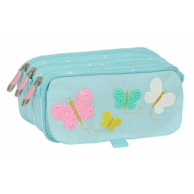 Dreifaches Mehrzweck-Etui Moos Butterflies von Moos, Federmäppchen - Ref: S2443846, Preis: 15,29 €, Rabatt: %