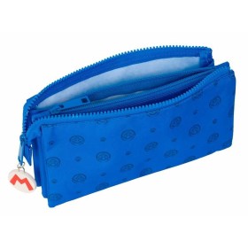 Portatodo Doble F.C. Barcelona 24/25 Granate Azul marino 21 x 8 x 6 cm | Tienda24 Tienda24.eu