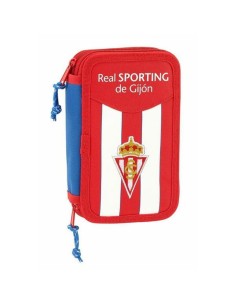 Zweifaches Mehrzweck-Etui F.C. Barcelona 24/25 Granatrot Marineblau 21 x 8 x 6 cm | Tienda24 Tienda24.eu