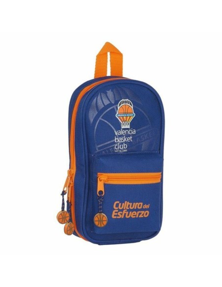 Plumier Mochila Valencia Basket M747 Azul Naranja 12 x 23 x 5 cm (33 Piezas) | Tienda24 Tienda24.eu