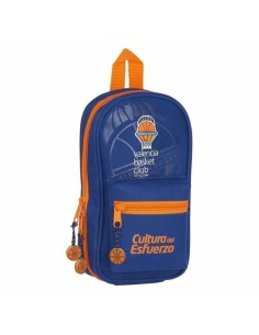 Plumier Mochila Valencia Basket M847 Azul Naranja 12 x 23 x 5 cm de Valencia Basket, Estuches - Ref: S4300366, Precio: 19,41 ...