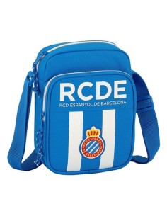 Borsa a Tracolla RCD Espanyol 611753672 Azzurro Bianco (16 x 22 x 6 cm) da RCD Espanyol, Borse a tracolla - Ref: S4300920, Pr...