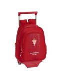 Mochila Escolar com Rodas 705 Real Sporting de Gijón Vermelho | Tienda24 Tienda24.eu