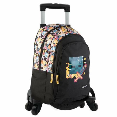 Cartable Minecraft Pixel de Minecraft, Sacs à dos enfant - Réf : S2448306, Prix : 50,59 €, Remise : %