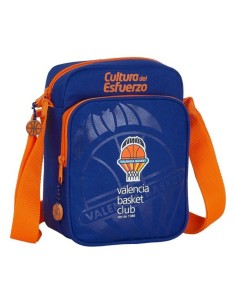 Bandolera Valencia Basket Azul Naranja (16 x 22 x 6 cm) de Valencia Basket, Bolsos bandolera - Ref: S4301757, Precio: €14.35,...