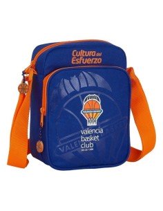 Borsa a Tracolla Valencia Basket Azzurro Arancio (16 x 22 x 6 cm) da Valencia Basket, Borse a tracolla - Ref: S4301757, Preci...