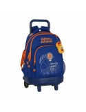 Mochila Escolar con Ruedas Compact Valencia Basket M918 Azul Naranja (33 x 45 x 22 cm) | Tienda24 Tienda24.eu