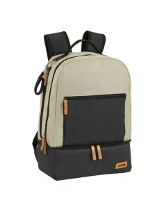 Bolsa de Deporte con Portazapatos Safta M883 Beige Gris oscuro 15 L de Safta, Bolsas de deporte - Ref: S4302437, Precio: 32,4...