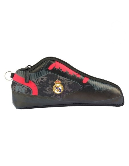 Holdall Real Madrid C.F. Slipper Black Black | Tienda24 Tienda24.eu