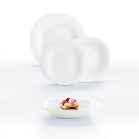 Dinnerware Set Luminarc Carine White Glass 18 Pieces by Luminarc, Combination Sets - Ref: S2700297, Price: 33,37 €, Discount: %