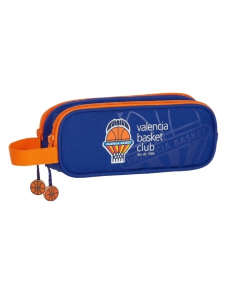 Portatodo Valencia Basket Azul Naranja | Tienda24 Tienda24.eu