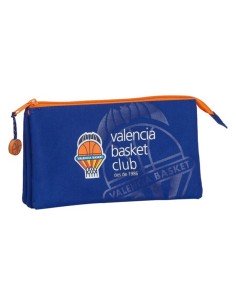 Allzwecktasche Valencia Basket Blau Orange von Valencia Basket, Federmäppchen - Ref: S4303389, Preis: €11.91, Rabatt: %