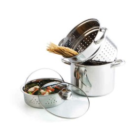 Batería de Cocina Quid (3 pcs) Acero Inoxidable de Quid, Juegos de sartenes y ollas - Ref: S2700671, Precio: 55,96 €, Descuen...