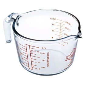 Measuring Jug Ô Cuisine Transparent Glass 1 L by Ô Cuisine, Measuring Cups & Jugs - Ref: S2701234, Price: 11,80 €, Discount: %