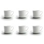 Juego de Tazas de Café Quid 001442 (12 pcs) Transparente Cerámica 220 ml 6 Piezas de Quid, Tazas - Ref: S2701460, Precio: 18,...