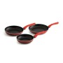 Ensemble de poêle Quid Tokio Rouge Métal (3 pcs) de Quid, Jeux de casseroles et de poêles - Réf : S2701656, Prix : 32,25 €, R...