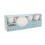 Juego de Tazas con Platos Luminarc Trianon (6 pcs) Blanco Vidrio 220 ml (12 Piezas) de Luminarc, Tazas - Ref: S2701662, Preci...