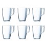 Set of Mugs Luminarc Nuevo Transparent Glass 320 ml (6 Pieces) by Luminarc, Cups - Ref: S2701717, Price: 14,98 €, Discount: %