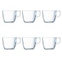 Ensemble de tasses à café Luminarc Nuevo Transparent verre 220 ml 6 Pièces (6 pcs) de Luminarc, Tasses - Réf : S2701720, Prix...