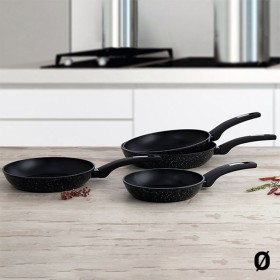 Non-stick frying pan Quid Estelar Black Metal Quid - 1