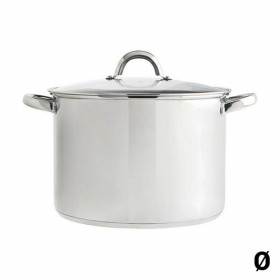 Topf mit Glasabdeckung San Ignacio Bistro SG6427 Niedrig Aluminium (Ø 28 x 8 cm) | Tienda24 - Global Online Shop Tienda24.eu