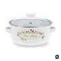 Cacerola con Tapa de Cristal Quid Memory Acero Esmaltado de Quid, Cacerolas - Ref: S2701840, Precio: 8,58 €, Descuento: %