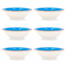 Bol Quid Vita Bleu Céramique 6 Unités (18 cm) de Quid, Bols et tasses - Réf : S2701950, Prix : 18,15 €, Remise : %