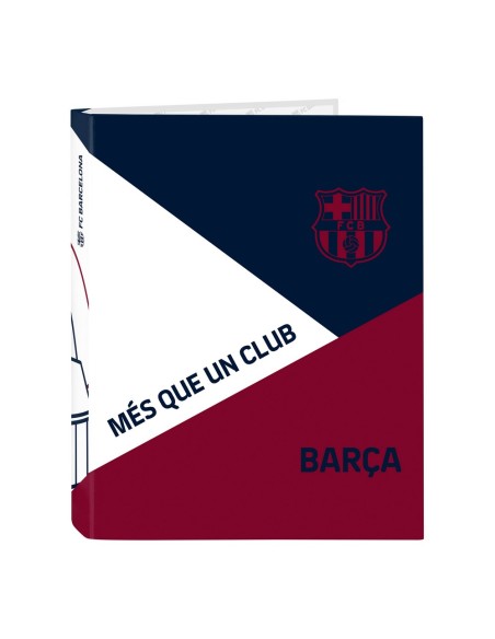 Carpeta de anillas F.C. Barcelona Azul Granate A4 (25 mm) | Tienda24 Tienda24.eu