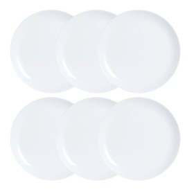 Plate set Luminarc Diwali 6 pcs White Glass by Luminarc, Plates and dishes - Ref: S2702136, Price: 17,53 €, Discount: %