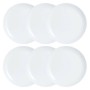 Set de Platos Luminarc Diwali 6 pcs Blanco Vidrio de Luminarc, Platos y fuentes - Ref: S2702136, Precio: 17,53 €, Descuento: %